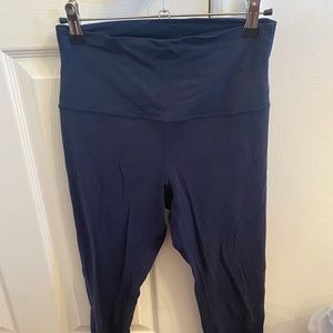 Navy 21” Lululemon Align Crop